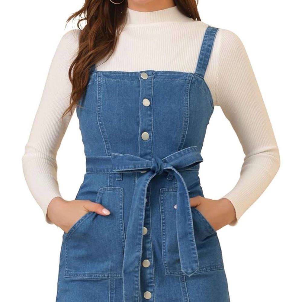 Women's Blue Denim Dress